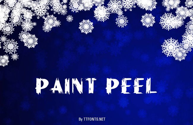 Paint Peel example